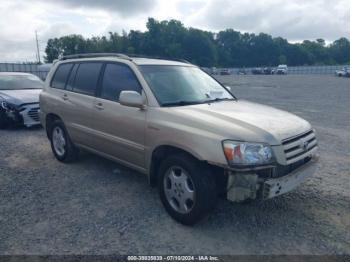  Salvage Toyota Highlander