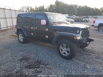  Salvage Jeep Wrangler