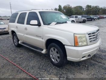  Salvage Cadillac Escalade