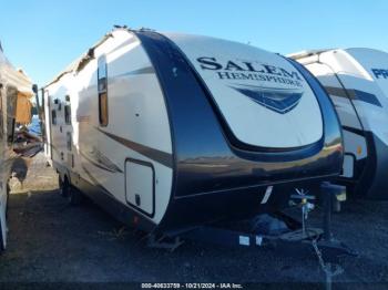  Salvage Forest River Salem Travel Trailer