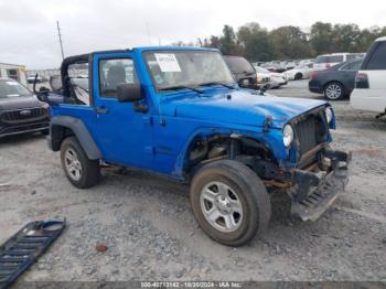  Salvage Jeep Wrangler