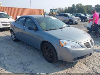  Salvage Pontiac G6