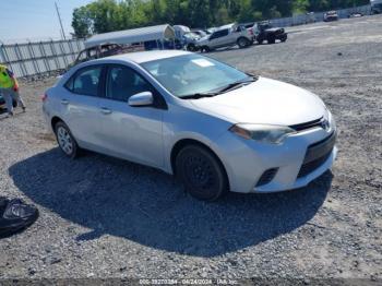  Salvage Toyota Corolla