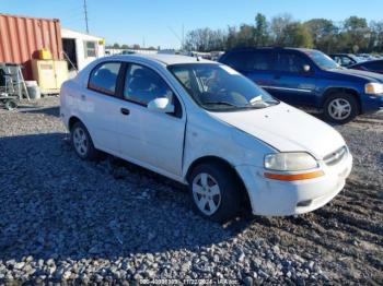  Salvage Chevrolet Aveo