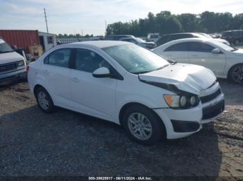  Salvage Chevrolet Sonic