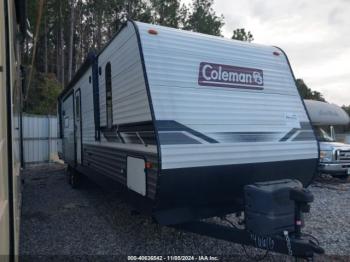  Salvage Coleman Travel Trailer