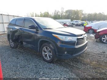  Salvage Toyota Highlander