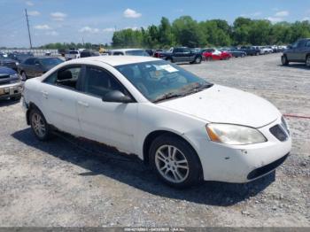  Salvage Pontiac G6