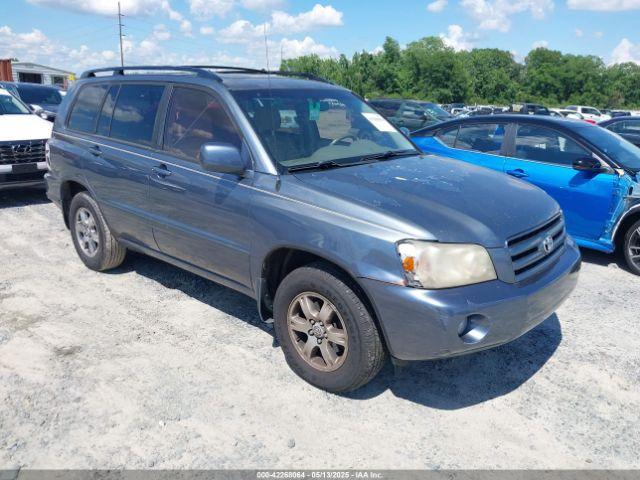  Salvage Toyota Highlander