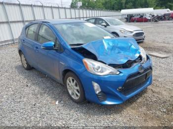  Salvage Toyota Prius c