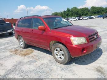  Salvage Toyota Highlander