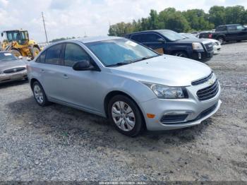  Salvage Chevrolet Cruze