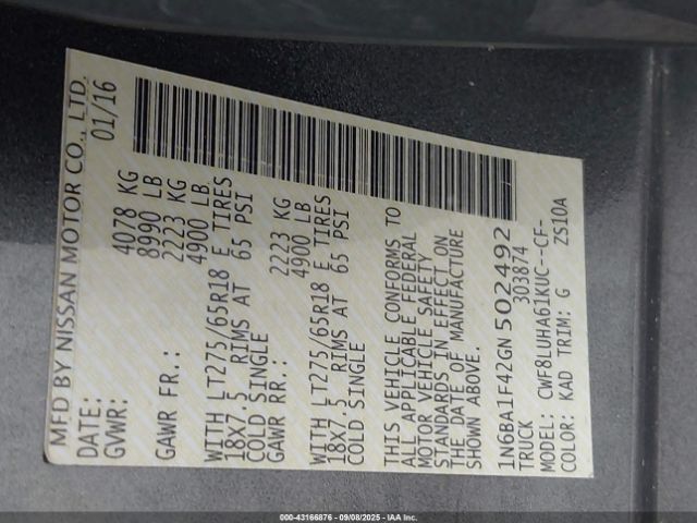 Nissan Titan Pro-4x Diesel Image 13