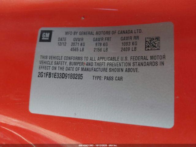 Chevrolet Camaro 1lt Image 9