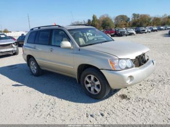  Salvage Toyota Highlander