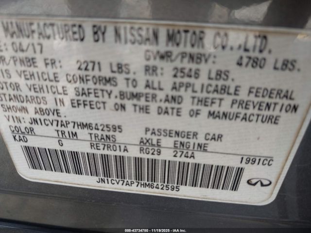 INFINITI Q50 2.0t Premium Image 13