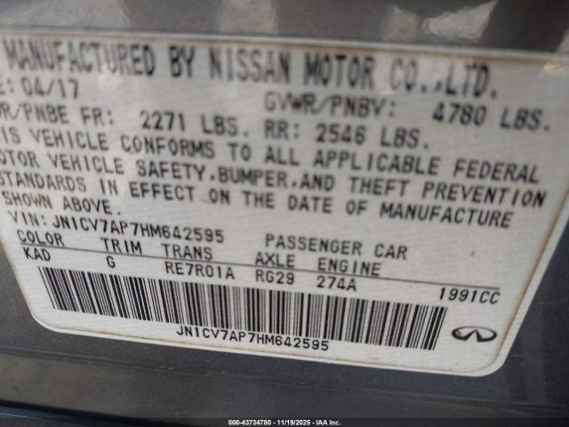 INFINITI Q50 2.0t Premium Image 13