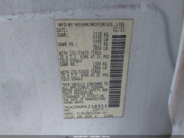 Nissan Murano Platinum Image 11