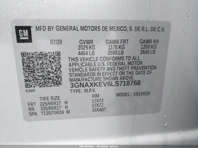 Chevrolet Equinox Fwd Lt 1.5l Turbo Image 10