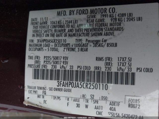 Ford Fusion Sel Image 16