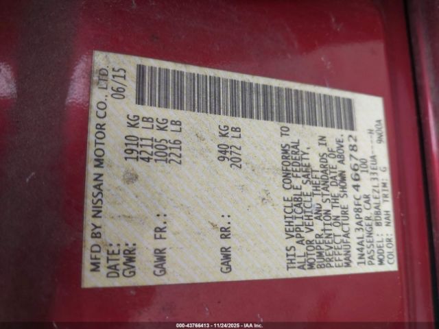 Nissan Altima 2.5 S Image 11