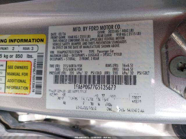 Ford Fusion S Image 3