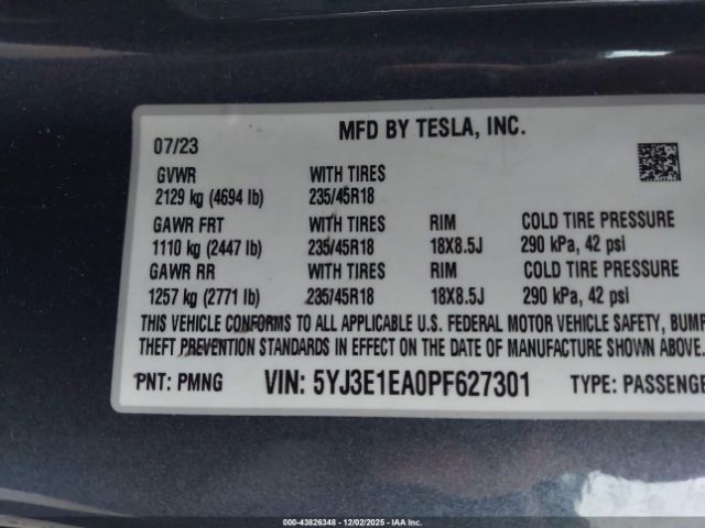 Tesla Model 3 Rear-wheel Drive Image 2
